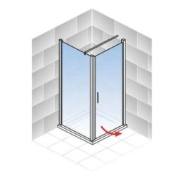 Schulte ExpressPlus Drehtür Seitenwand Mit Duschwanne AlexaStyle2.0 80 X 80 12 Schulte ExpressPlus Drehtür Seitenwand Mit Duschwanne AlexaStyle2.0 80 X 80 -Dusch Welt Verkauf 060991064418 2053 064418 5