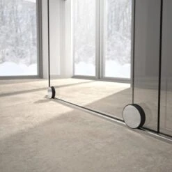 Hüppe Xtensa Pure Walk In Gleittür 1-teilig Linksbefestigung 160-180 Cm X 200 Cm -Dusch Welt Verkauf 159157 XtensaRollenaussen 1