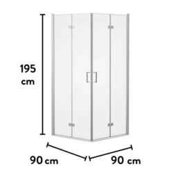 Baliv Duschkabine DUK-90.70E 90 Cm X 90 Cm Chrom 23 Baliv Duschkabine DUK-90.70E 90 Cm X 90 Cm Chrom -Dusch Welt Verkauf 250312110980 VM01 190221 L
