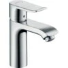 Hansgrohe Einhebel-Waschtischmischer Metris 110 M. Zugstangen-Ablaufgarnitur Chr -Dusch Welt Verkauf 31074000 hpa00546 tif 154