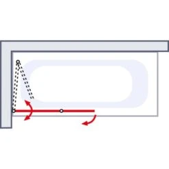 Schulte Badewannenaufsatz Einfaltbar Echtglas Alu Natur 140 Cm X 114 Cm -Dusch Welt Verkauf 32020 2053 4060991005770 6