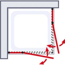 Schulte ExpressPlus Eckeinstieg 4-tlg. AlexaStyle2.0 Alunatur 80x80x192cm -Dusch Welt Verkauf 32020 2053 4060991037672 6