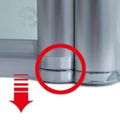 Schulte ExpressPlus Runddusche Garant Mit Duschwanne Alu Natur 200x90x90cm 19 Schulte ExpressPlus Runddusche Garant Mit Duschwanne Alu Natur 200x90x90cm -Dusch Welt Verkauf 3342 2053 HebSenk Profil 1 1