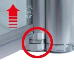 Schulte ExpressPlus Runddusche Garant Mit Duschwanne Alu Natur 200x90x90cm 20 Schulte ExpressPlus Runddusche Garant Mit Duschwanne Alu Natur 200x90x90cm -Dusch Welt Verkauf 3342 2053 HebSenk Profil 2 1