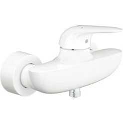 Grohe Einhebelmischer-Brausearmatur Eurostyle Moon White