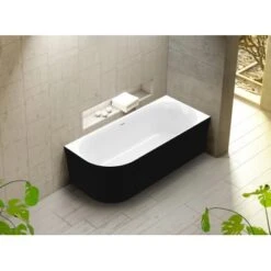 Ottofond Badewanne Mince Corner Links 180 Cm X 80 Cm Schwarz Weiß 8 Ottofond Badewanne Mince Corner Links 180 Cm X 80 Cm Schwarz Weiß -Dusch Welt Verkauf 4005489137076 3209 AB 01