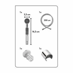 Baliv Bidet-Handbrauseset HBR-30.290 Verchromt -Dusch Welt Verkauf 4007873320392 VM01 260521