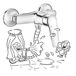 Baliv Duscharmatur DU-5580 Chrom -Dusch Welt Verkauf 4007874111326 S03 010319