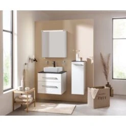 Fackelmann Aufsatzwaschbecken Vaida Keramik 40,5 Cm Weiß -Dusch Welt Verkauf 4008033796996 3254 03