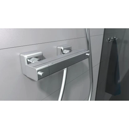 Schütte Thermostat-Duscharmatur Signo Chrom 5 Schütte Thermostat-Duscharmatur Signo Chrom – Bild 3