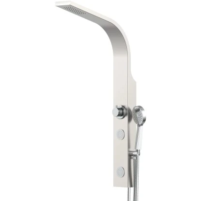 Schütte Duschpaneel Sansibar Edelstahl 4 Schütte Duschpaneel Sansibar Edelstahl – Bild 3