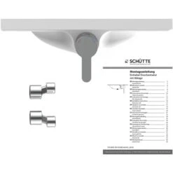 Schütte Duscharmatur Waterway Mit Ablage Weiß -Dusch Welt Verkauf 4008431605456 2759 4