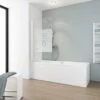Schulte Badewannenaufsatz 1-teilig 80 Cm X 140 Cm Echtglas Softcube Weiß -Dusch Welt Verkauf 4060991005138 2053 1