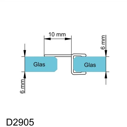 Schulte Dichtprofil Vertikal Für MasterClass Und Garant 4 Schulte Dichtprofil Vertikal Für MasterClass Und Garant – Bild 2