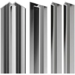 Schulte ExpressPlus Profilset DecoDesign Für Duschrückwände Chromoptik