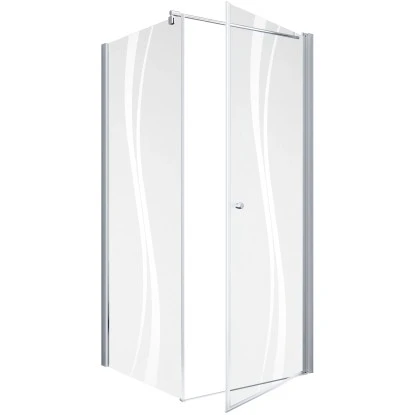 Schulte ExpressPlus Drehtür Seitenwand AlexaStyle2.0Dekor Liane 80cm 4 Schulte ExpressPlus Drehtür Seitenwand AlexaStyle2.0Dekor Liane 80cm – Bild 2