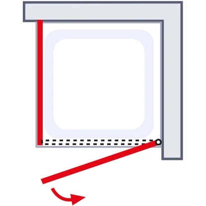 Schulte ExpressPlus Drehtür Seitenwand AlexaStyle2.0Dekor Liane 80cm 8 Schulte ExpressPlus Drehtür Seitenwand AlexaStyle2.0Dekor Liane 80cm – Bild 6