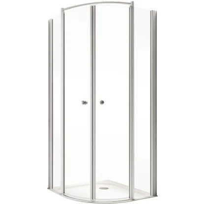 Schulte ExpressPlus Runddusche Garant Mit Duschwanne Alu Natur 200x90x90cm 4 Schulte ExpressPlus Runddusche Garant Mit Duschwanne Alu Natur 200x90x90cm – Bild 2