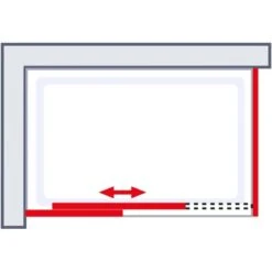 Schulte Alexa Style 2.0 Schiebetür Inkl. Seitenwand BlackStyle 120 X 80 X 200cm -Dusch Welt Verkauf 4060991056710 2053 6