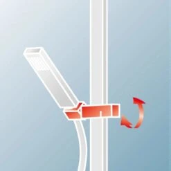 Schulte ExpressPlus Duschsystem Rain II Square Mit Thermostat Und Ablage -Dusch Welt Verkauf 4060991058776 2053 7