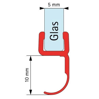 Schulte Dichtprofil Mittig Vertikal Für Badewannenfaltwand Mit 5 Mm Glas 4 Schulte Dichtprofil Mittig Vertikal Für Badewannenfaltwand Mit 5 Mm Glas – Bild 2