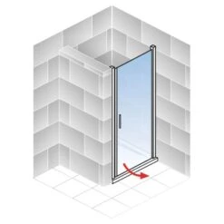 Schulte ExpressPlus Drehtür Nische AlexaStyle2.0 Depoli Light 80 X 192 Cm -Dusch Welt Verkauf 4060991064128 2053 8 5