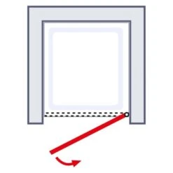 Schulte ExpressPlus Drehtür Nische AlexaStyle2.0 Depoli Light 80 X 192 Cm -Dusch Welt Verkauf 4060991064128 2053 8 6