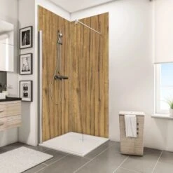 Schulte ExpressPlus DecoDesign Duschrückwand Dekor Schwarzwaldeiche Hell 255x100 7 Schulte ExpressPlus DecoDesign Duschrückwand Dekor Schwarzwaldeiche Hell 255x100 -Dusch Welt Verkauf 4060991067990 Bild03