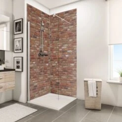 Schulte ExpressPlus DecoDesign Duschrückwand Dekor Klinker 255x150cm -Dusch Welt Verkauf 4060991068126 Bild03