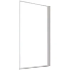 Schulte Badewannenfaltwand Komfort 1-tlg. Dekor Frame Mattweiß 140 X 80 Cm -Dusch Welt Verkauf 4060991071232 2053 2