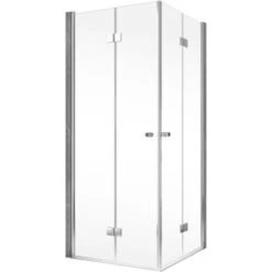 Schulte ExpressPlus Drehfalttür Eckeinstieg Garant 2.0 Chromoptik 200 X 100 Cm -Dusch Welt Verkauf 4060991076138 2053 S 01