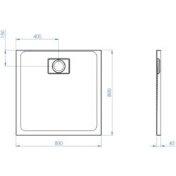 Ottofond Duschwanne Pearl 80 Cm X 80 Cm Weiß 11 Ottofond Duschwanne Pearl 80 Cm X 80 Cm Weiß -Dusch Welt Verkauf 416352 3209 Pearl800x800 5