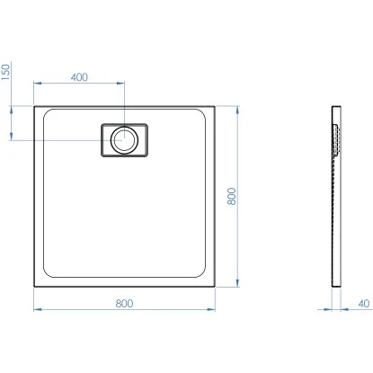 Ottofond Duschwanne Pearl 80 Cm X 80 Cm Weiß 7 Ottofond Duschwanne Pearl 80 Cm X 80 Cm Weiß – Bild 5