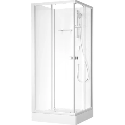 Baliv Komplettdusche DUK-85.110KE 85 Cm X 85 Cm Silber Matt 4 Baliv Komplettdusche DUK-85.110KE 85 Cm X 85 Cm Silber Matt – Bild 2