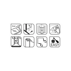 Baliv Duschkabine DUK-90.70E 90 Cm X 90 Cm Chrom 22 Baliv Duschkabine DUK-90.70E 90 Cm X 90 Cm Chrom -Dusch Welt Verkauf 4250312110980 WEB02 270521