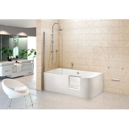 Ottofond Badewannen-Set Free-Gate 180 Cm X 80 Cm Rechts Inkl. Ablaufgarnitur 3 Ottofond Badewannen-Set Free-Gate 180 Cm X 80 Cm Rechts Inkl. Ablaufgarnitur