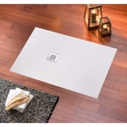 Ottofond Duschwanne Strato 100 Cm X 80 Cm X 2,4 Cm Weiß -Dusch Welt Verkauf 440896 3209 3