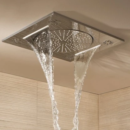Grohe Deckenbrause Rainshower F-Series 15" Chrom 3 Strahlarten 4 Grohe Deckenbrause Rainshower F-Series 15" Chrom 3 Strahlarten – Bild 2