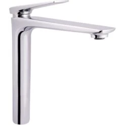 AquaSu Einhebelmischer Waschbeckenarmatur Orva Hohe Ausführung Chrom