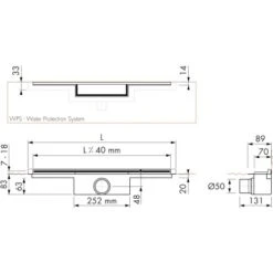 ESS Easy Drain Duschrinne M-Line 80 Cm Komplettset Sperrwasserhöhe 50 Mm 11 ESS Easy Drain Duschrinne M-Line 80 Cm Komplettset Sperrwasserhöhe 50 Mm -Dusch Welt Verkauf 4850111 4850293 4850830 tz