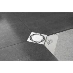 ESS Easy Drain Duschboard Aqua Brillant 120 X 110 Cm Komplettset -Dusch Welt Verkauf 4855755 1709 b4