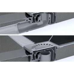 ESS Easy Drain Duschboard Aqua Brillant 120 X 110 Cm Komplettset -Dusch Welt Verkauf 4855755 1709 b5