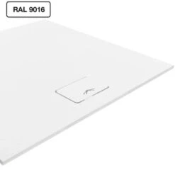 Nordholm Slimline Duschwanne 160 Cm X 100 Cm Weiß