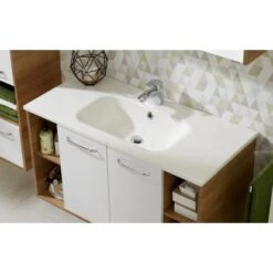 Pelipal Mineralmarmor-Waschbecken 101 Cm Quickset 362 Weiß -Dusch Welt Verkauf 517813 2467 1