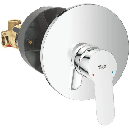 Grohe QuickFix Einhand-Brausebatterie Start Edge Chrom 3 Grohe QuickFix Einhand-Brausebatterie Start Edge Chrom