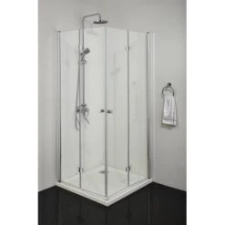 Sanotechnik Falttür Smartflex Links 195 Cm X 87,5 Cm - 89,5 Cm -Dusch Welt Verkauf 556328 4633 2