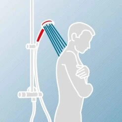 Schulte DuschMaster Rain Mit Einhebelmischer Eckig BlackStyle -Dusch Welt Verkauf 577673 2053 3