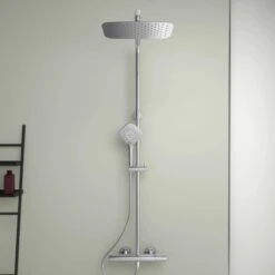 Ideal Standard Duschsystem Flex Mit Brausethermostat Ceratherm T100 Chrom 16 Ideal Standard Duschsystem Flex Mit Brausethermostat Ceratherm T100 Chrom -Dusch Welt Verkauf 606099 3049 3