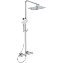 Ideal Standard Duschsystem Flex Mit Brausethermostat Ceratherm T100 Chrom 15 Ideal Standard Duschsystem Flex Mit Brausethermostat Ceratherm T100 Chrom -Dusch Welt Verkauf 606099 4650 1