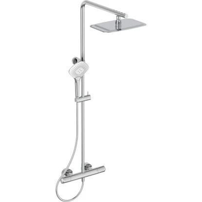 Ideal Standard Duschsystem Flex Mit Brausethermostat Ceratherm T100 Chrom 5 Ideal Standard Duschsystem Flex Mit Brausethermostat Ceratherm T100 Chrom – Bild 3